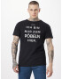 Derbe Tricou 'Pöbeln' negru / alb - Pled.ro