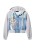 Desigual Hanorac 'BUNNY' albastru denim / gri / verde jad / alb - Pled.ro