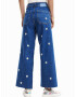 Desigual Jeans 'IDEAS' albastru / galben / alb - Pled.ro