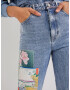 Desigual Jeans 'Los Angeles' albastru denim / galben deschis / verde jad / roz pastel - Pled.ro