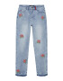 Desigual Jeans 'MY FLOWER' albastru denim / verde / verde deschis / alb - Pled.ro