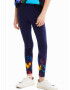 Desigual Leggings 'FERN' bleumarin / galben / portocaliu / roșu - Pled.ro