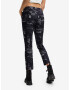 Desigual Pantaloni gri / negru / alb - Pled.ro