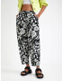 Desigual Pantaloni 'JOANA' galben / negru / alb - Pled.ro