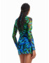 Desigual Rochie de plaja 'Topic' bleumarin / albastru deschis / verde / portocaliu - Pled.ro