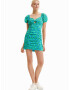 Desigual Rochie de vară 'NEWPORT' albastru / verde jad / verde deschis - Pled.ro