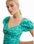 Desigual Rochie de vară 'NEWPORT' albastru / verde jad / verde deschis - Pled.ro