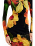 Desigual Rochie galben / verde / lila / portocaliu / roșu / negru - Pled.ro