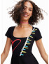 Desigual Rochie 'LISA' turcoaz / galben / negru / alb - Pled.ro