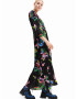 Desigual Rochie 'POPPY' azuriu / verde / lila / negru - Pled.ro