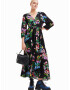 Desigual Rochie 'POPPY' azuriu / verde / lila / negru - Pled.ro