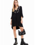 Desigual Rochie 'SENECA' negru / alb - Pled.ro