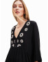 Desigual Rochie 'SENECA' negru / alb - Pled.ro