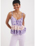 Desigual Top 'SPRING' mov deschis / roz / roz pitaya / alb - Pled.ro