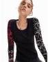 Desigual Tricou 'HERY' negru - Pled.ro