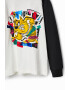 Desigual Tricou 'Mateo' albastru / galben auriu / negru / alb - Pled.ro