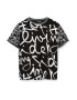 Desigual Tricou negru / alb murdar - Pled.ro