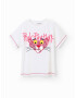 Desigual Tricou 'Pink Panther' auriu / roz / negru / alb - Pled.ro