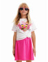 Desigual Tricou 'Pink Panther' auriu / roz / negru / alb - Pled.ro