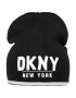 DKNY Căciulă negru / alb - Pled.ro