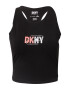 DKNY Performance Sport top roz deschis / negru / alb - Pled.ro