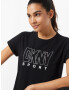 DKNY Performance Tricou funcțional gri / negru / argintiu - Pled.ro