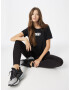 DKNY Performance Tricou funcțional negru / alb - Pled.ro