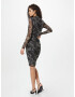 DKNY Rochie gri deschis / negru - Pled.ro