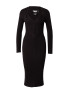 DKNY Rochie tricotat negru - Pled.ro