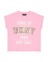 DKNY Tricou auriu / rosé / alb - Pled.ro