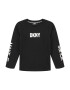 DKNY Tricou negru / alb - Pled.ro