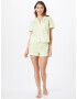 Dora Larsen Pijama 'MOLLIE' galben pastel / roz - Pled.ro