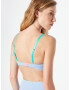 Dora Larsen Sutien 'NOELLE' albastru deschis / verde jad / roz - Pled.ro