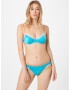 Dora Larsen Sutien 'SIENNA' albastru aqua / portocaliu somon / alb - Pled.ro