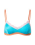 Dora Larsen Sutien 'SIENNA' albastru neon / ocru / roz - Pled.ro