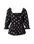 Dorothy Perkins Bluză negru / alb - Pled.ro