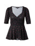 Dorothy Perkins Bluză roz / negru - Pled.ro