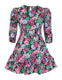 Dorothy Perkins Petite Rochie albastru deschis / verde / lila / mov zmeură / negru - Pled.ro