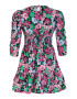 Dorothy Perkins Petite Rochie albastru deschis / verde / lila / mov zmeură / negru - Pled.ro