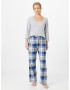 Dorothy Perkins Pijama bleumarin / albastru deschis / gri / alb - Pled.ro