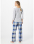 Dorothy Perkins Pijama bleumarin / albastru deschis / gri / alb - Pled.ro