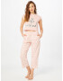 Dorothy Perkins Pijama 'Hello Weekend' auriu / roz / negru / alb - Pled.ro