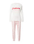 Dorothy Perkins Pijama 'J'adore' roz / roșu / alb - Pled.ro