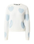 Dorothy Perkins Pulover crem / albastru deschis - Pled.ro