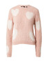 Dorothy Perkins Pulover roz / alb - Pled.ro