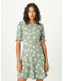 Dorothy Perkins Rochie de vară verde deschis / alb - Pled.ro