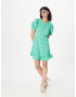 Dorothy Perkins Rochie de vară verde mentă / alb - Pled.ro