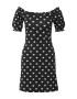 Dorothy Perkins Rochie negru / alb - Pled.ro