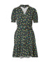 Dorothy Perkins Rochie tip bluză 'Lemon Ditsy' albastru deschis / galben / verde / negru - Pled.ro