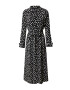 Dorothy Perkins Rochie tip bluză negru / alb - Pled.ro